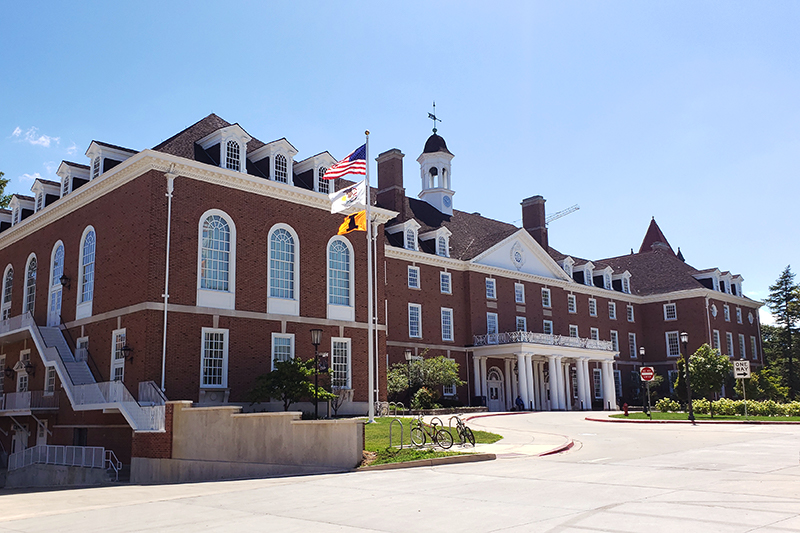 Front view of the Illini Union